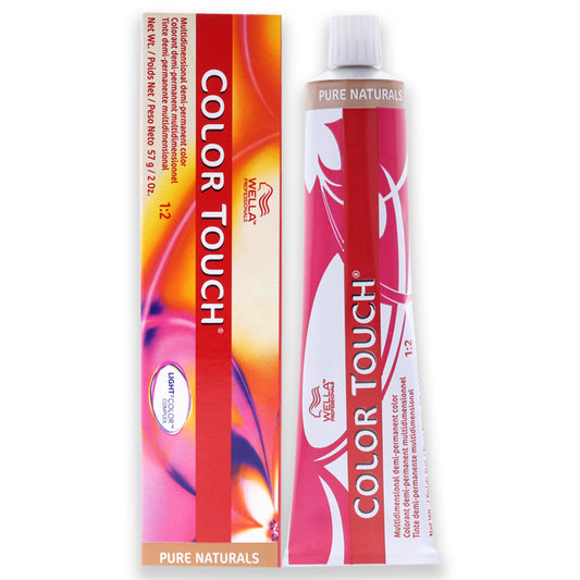 Color Touch Demi-Permanent Color - 10 0 Lightest Blonde-Natural by Wella for Unisex - 2 oz Hair Color