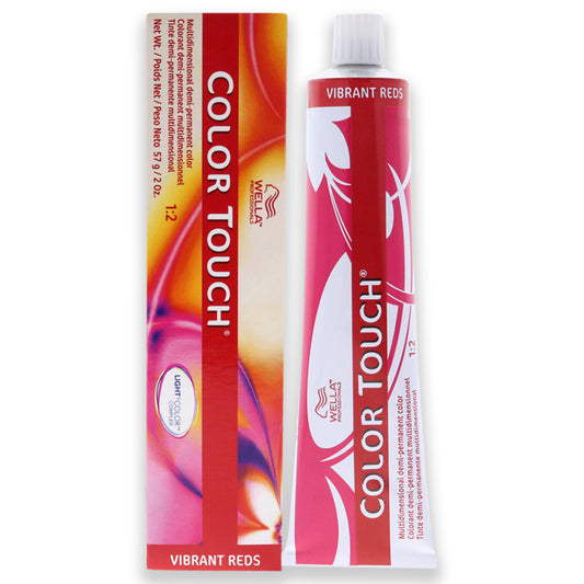 Color Touch Demi-Permanent Color - 7 4 Medium Blonde-Red by Wella for Unisex - 2 oz Hair Color