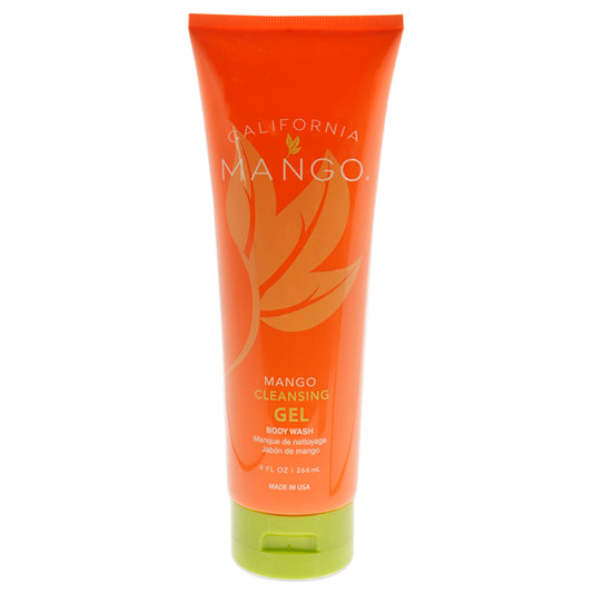 Mango Cleansing Gel Body Wash by California Mango for Unisex - 9 oz Body Wash