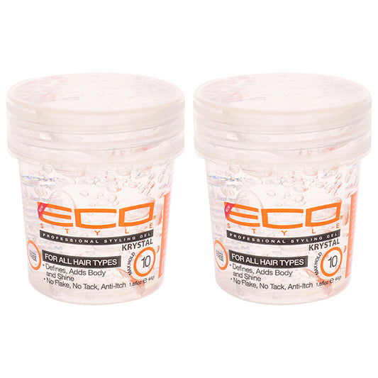 Eco Style Gel - Krystal by Ecoco for Unisex - 1.6 oz Gel - Pack of 2