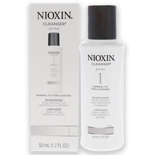 System 1 Cleanser Shampoo by Nioxin for Unisex - 1.7 oz Shampoo
