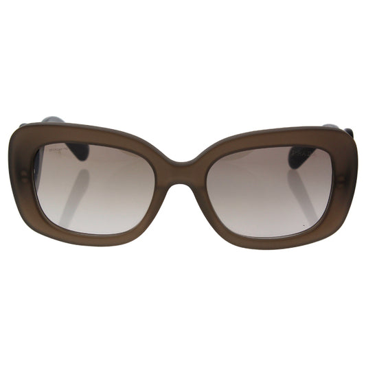 Prada SPR 27O UBU-4O0 - Dark Brown Matte Trasparent-Gradient Brown Silver by Prada for Women - 54-19-135 mm Sunglasses