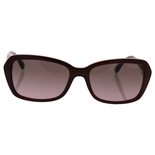 Vogue VO2964SB 2323-14 - Bordeaux Opal Powder-Pink Gradient Brown by Vogue for Women - 55-17-135 mm Sunglasses