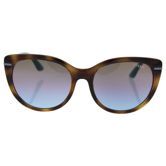Vogue VO2941S W656-48 - Dark Havana-Azure Gradient Pink Gradient Brown by Vogue for Women - 56-18-140 mm Sunglasses