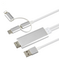 Type-C To HDMI Three In One Mobile Phone Projection Cable