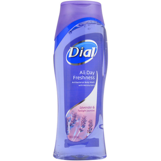 All Day Freshness Lavender And Twilight Jasmine Body Wash by Dial for Unisex - 16 oz Body Wash