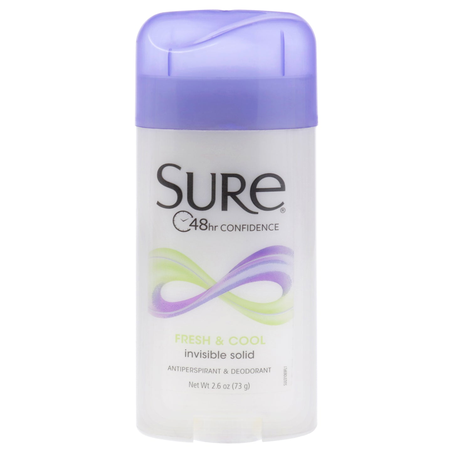 Invisible Solid Anti-Perspirant Deodorant - Fresh and Cool by Sure for Unisex - 2.6 oz Deodorant Stick