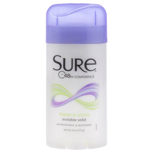 Invisible Solid Anti-Perspirant Deodorant - Fresh and Cool by Sure for Unisex - 2.6 oz Deodorant Stick
