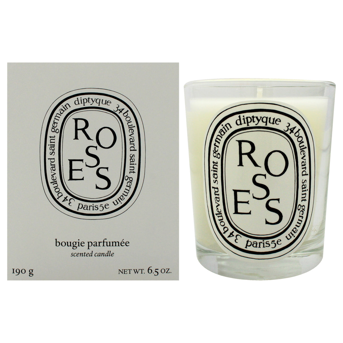 Roses Scented Candle by Diptyque for Unisex - 6.5 oz Candle