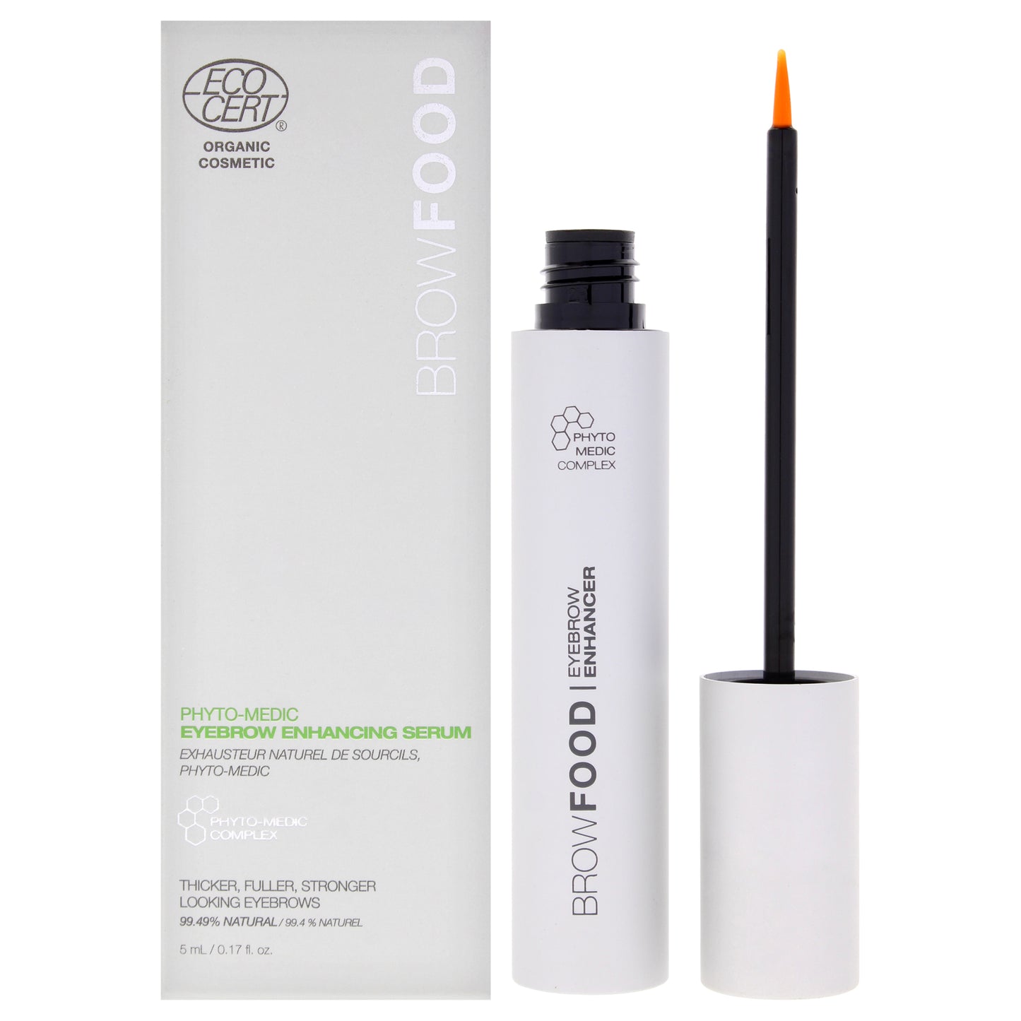 BrowFood Phyto-Medic Eyebrow Enhancer by LashFood for Women - 0.17 oz Serum