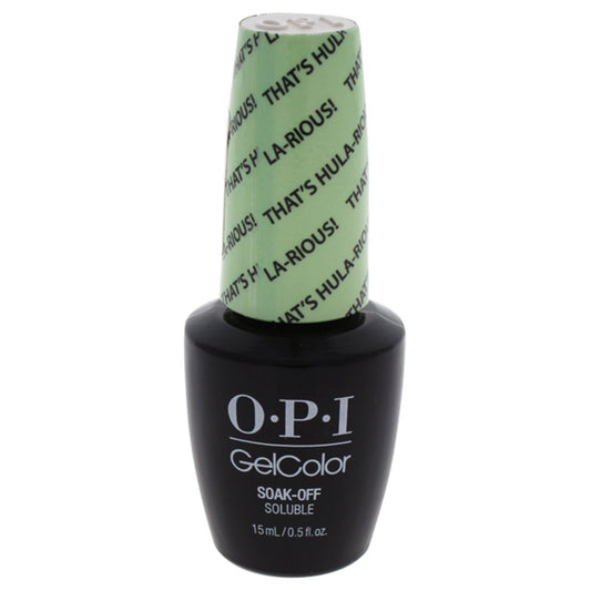GelColor Soak-Off Gel Lacquer - H65 Thats Hula-Rious! by OPI for Women - 0.5 oz Nail Polish