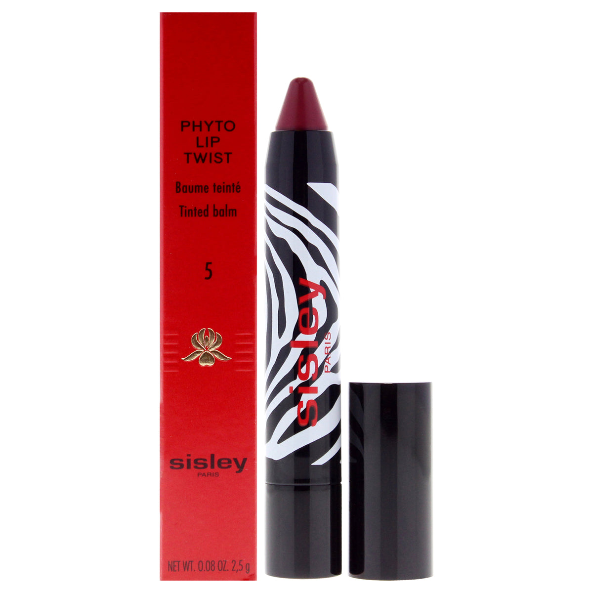 Phyto-Lip Twist - 5 Berry by Sisley for Women - 0.08 oz Lipstick