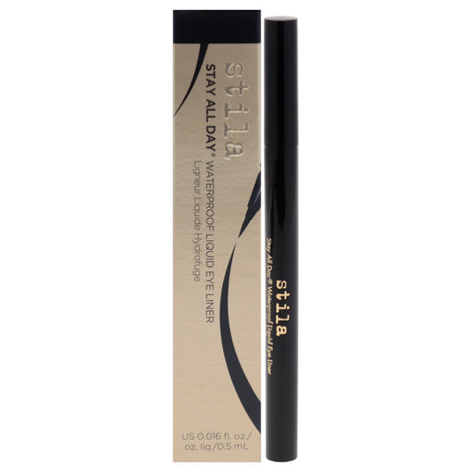 Stay All Day Waterproof Liquid Eye Liner - Intense Black by Stila for Women - 0.016 oz Eyeliner