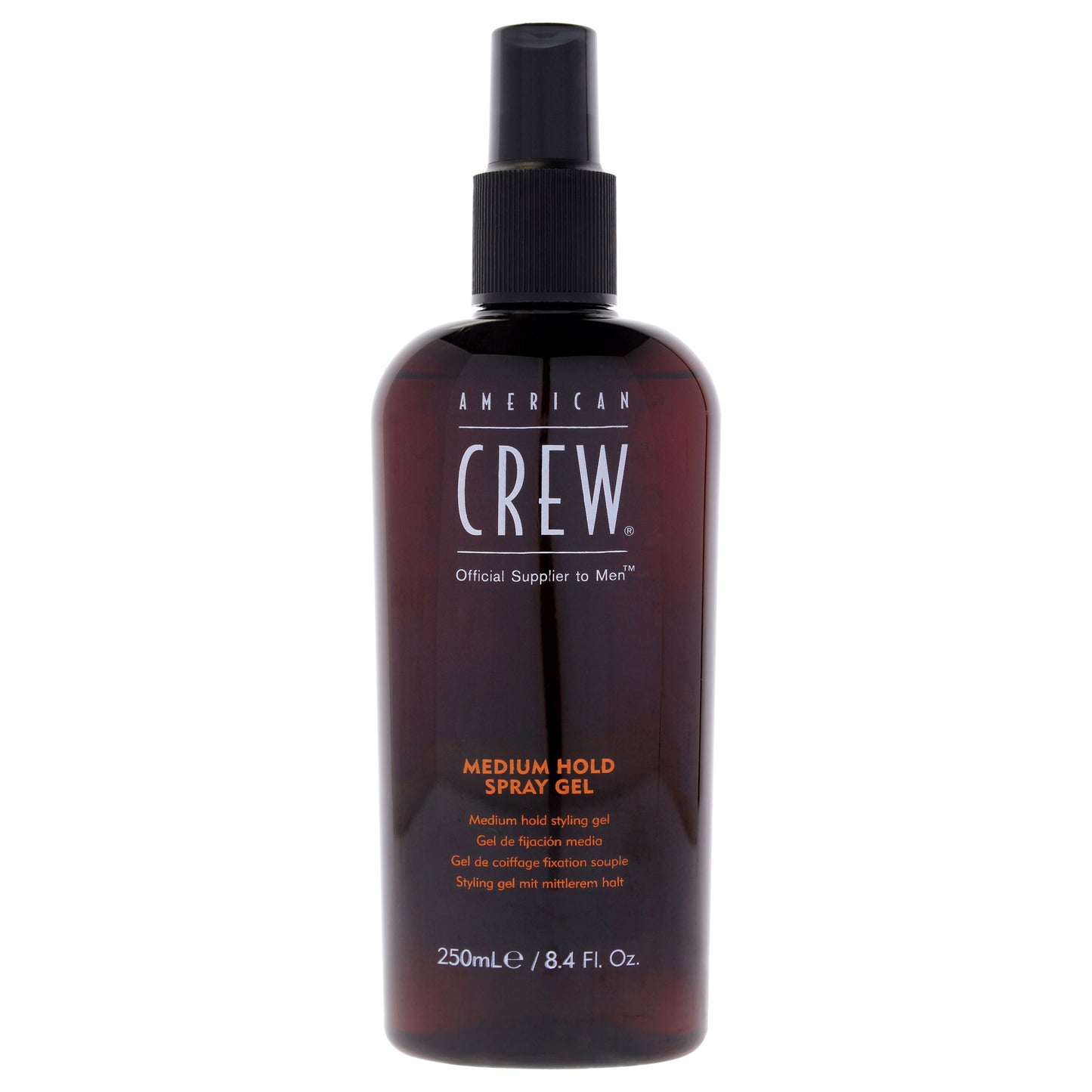 Spray Gel - Medium Hold by American Crew for Men - 8.4 oz Spray