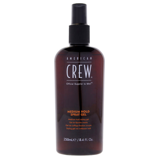 Spray Gel - Medium Hold by American Crew for Men - 8.4 oz Spray