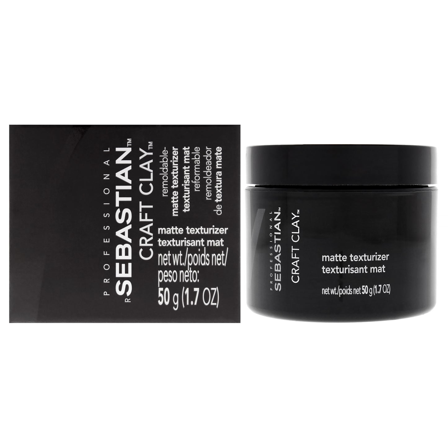 Craft Clay Remoldable Matte Texturizer by Sebastian for Unisex - 1.7 oz Clay