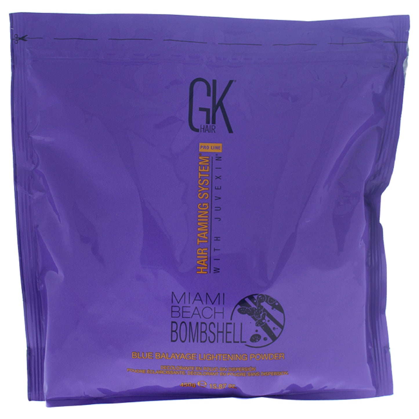 Miami Beach Bombshell Blue Balayage Lightening Powder by Global Keratin for Unisex - 15.87 oz Lightener