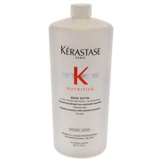 Nutritive Bain Satin Shampoo by Kerastase for Unisex - 34 oz Shampoo