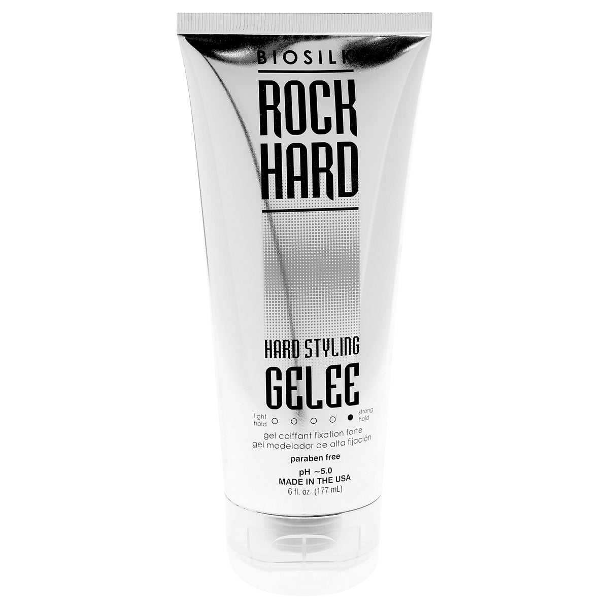 Rock Hard Gel by Biosilk for Unisex - 6 oz Gel