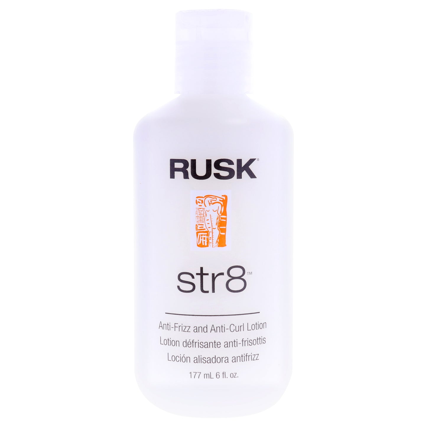 Str8 Anti-Frizz and Anti-Curl Lotion by Rusk for Unisex - 6 oz Lotion