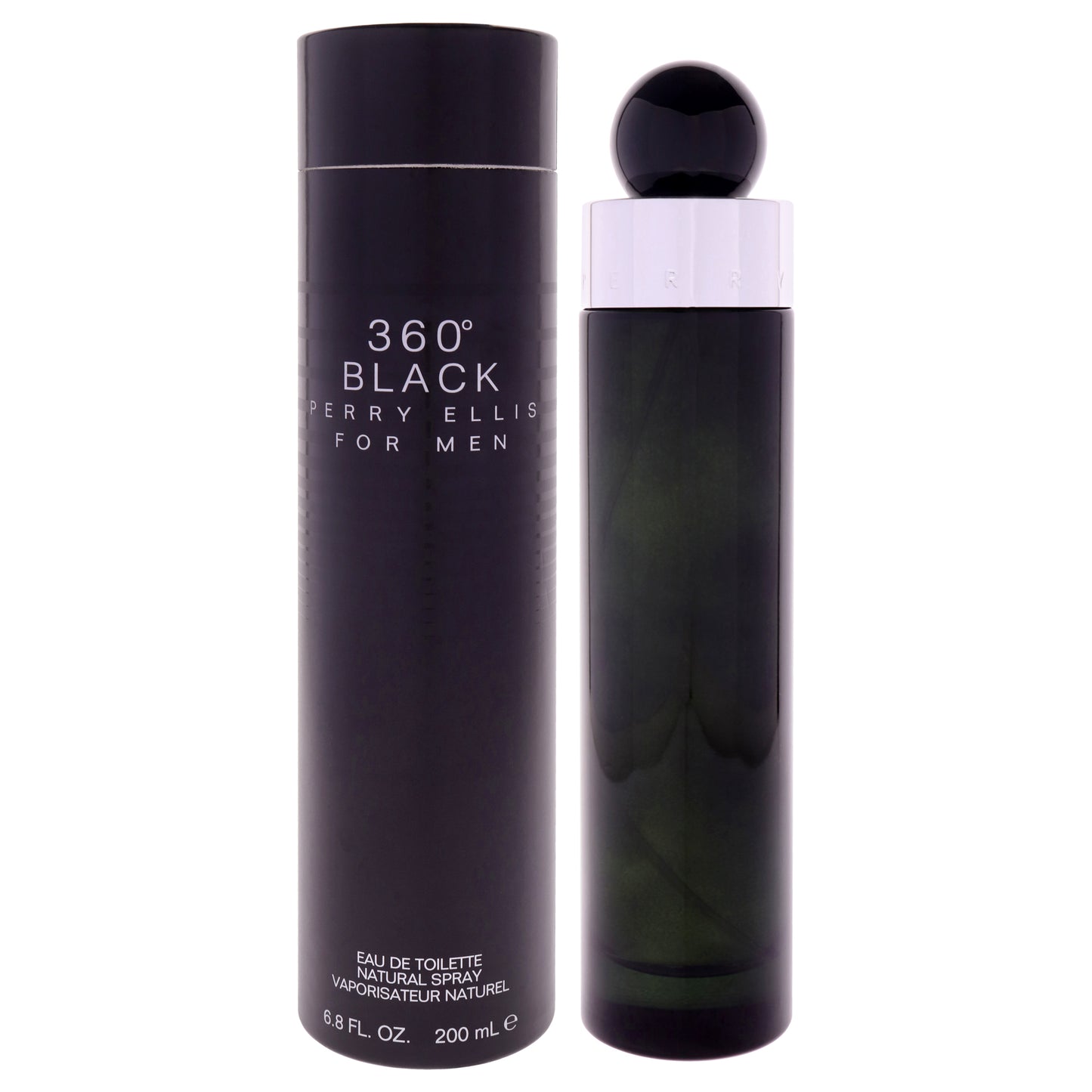 360 Black by Perry Ellis for Men - 6.8 oz EDT Spray