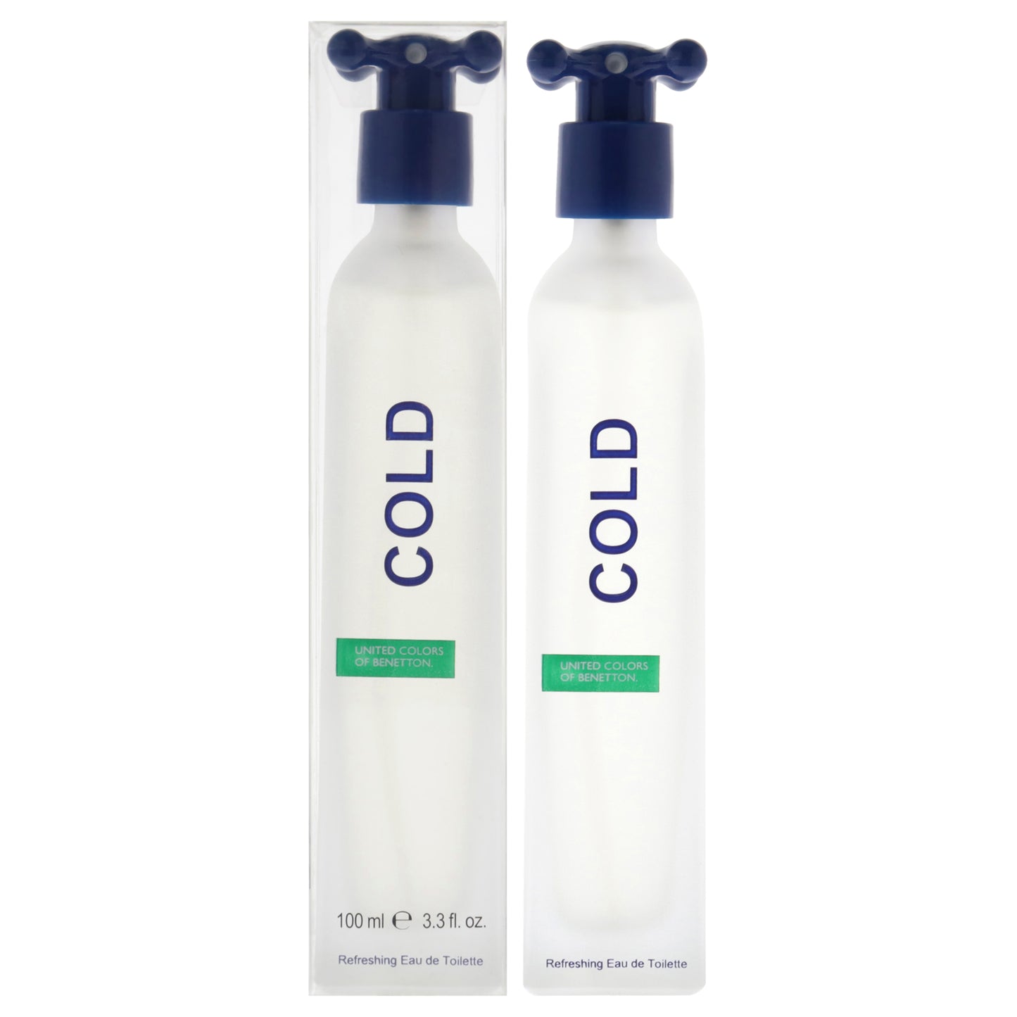 Cold by United Colors of Benetton for Men - 3.3 oz EDT Spray
