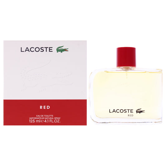 Lacoste Red by Lacoste for Men - 4.1 oz EDT Spray