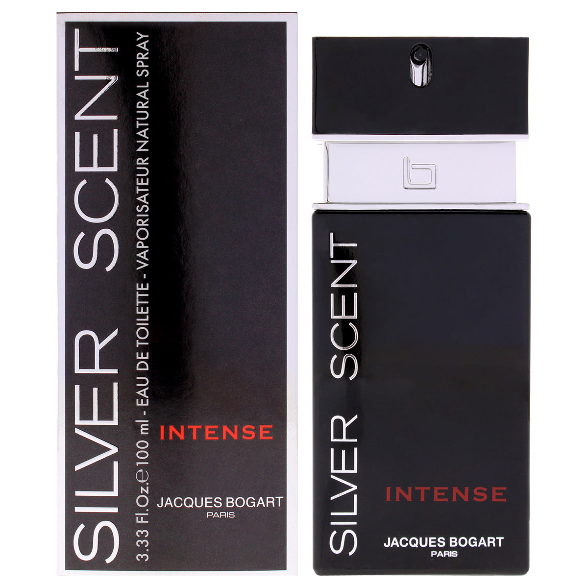 Silver Scent Intense by Jacques Bogart for Men - 3.3 oz EDT Spray