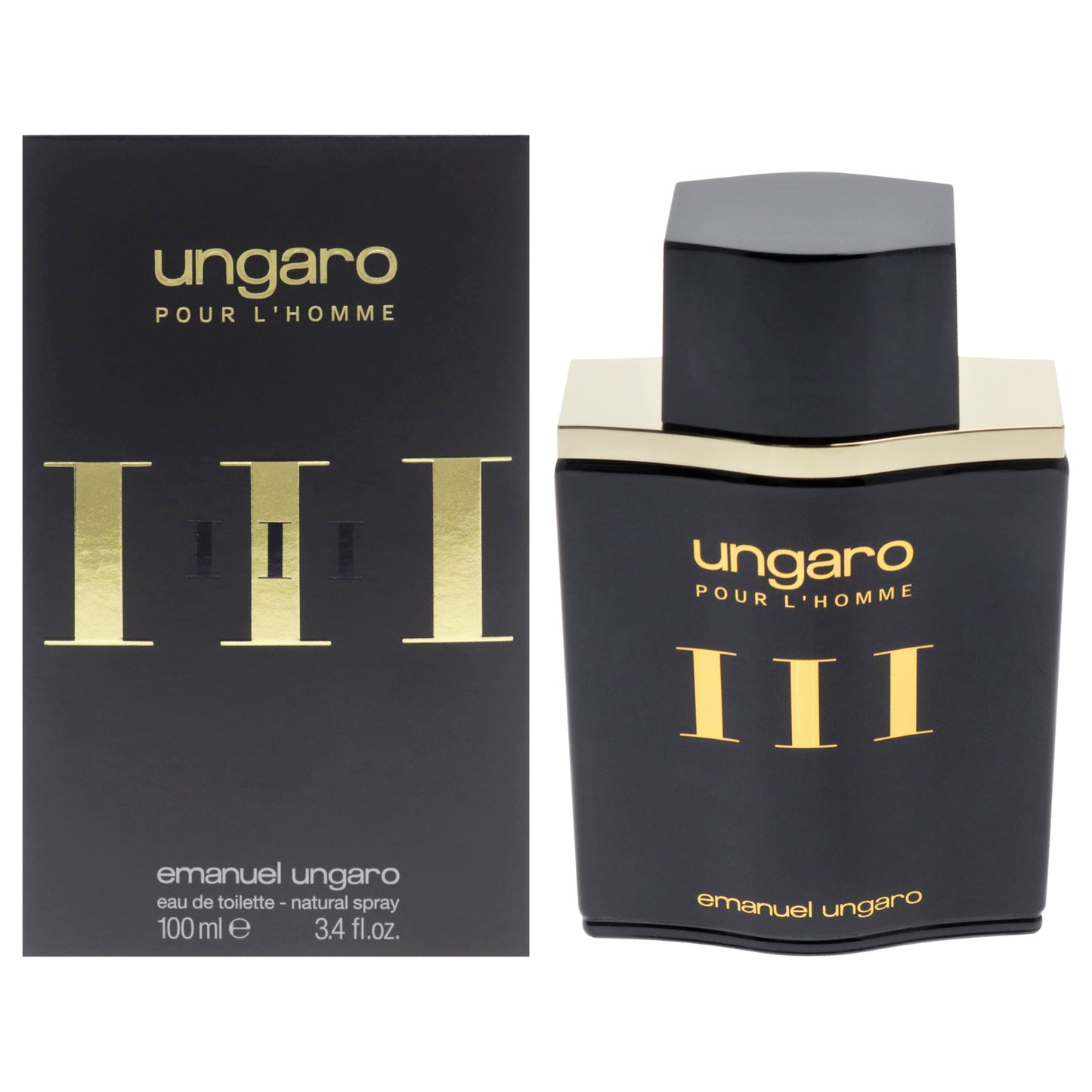 Ungaro III by Emanuel Ungaro for Men - 3.4 oz EDT Spray