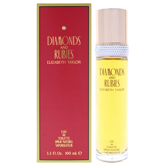 Diamonds and Rubies by Elizabeth Taylor for Women - 3.3 oz EDT Spray