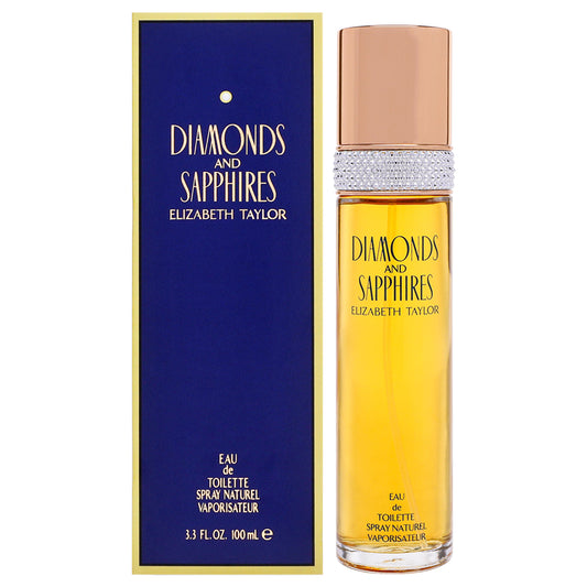 Diamonds and Sapphires by Elizabeth Taylor for Women - 3.3 oz EDT Spray