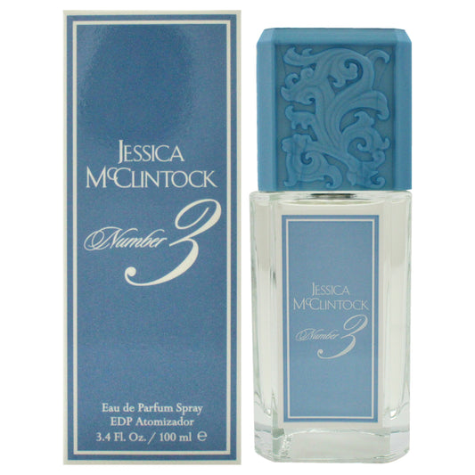 Jessica McClintock No. 3 by Jessica McClintock for Women - 3.4 oz EDP Spray