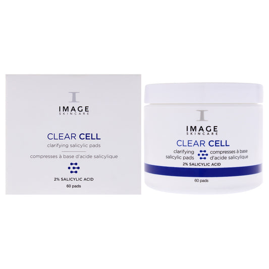 Clear Cell Clarifying Salicylic Pads by Image for Unisex - 60 Pc Pads