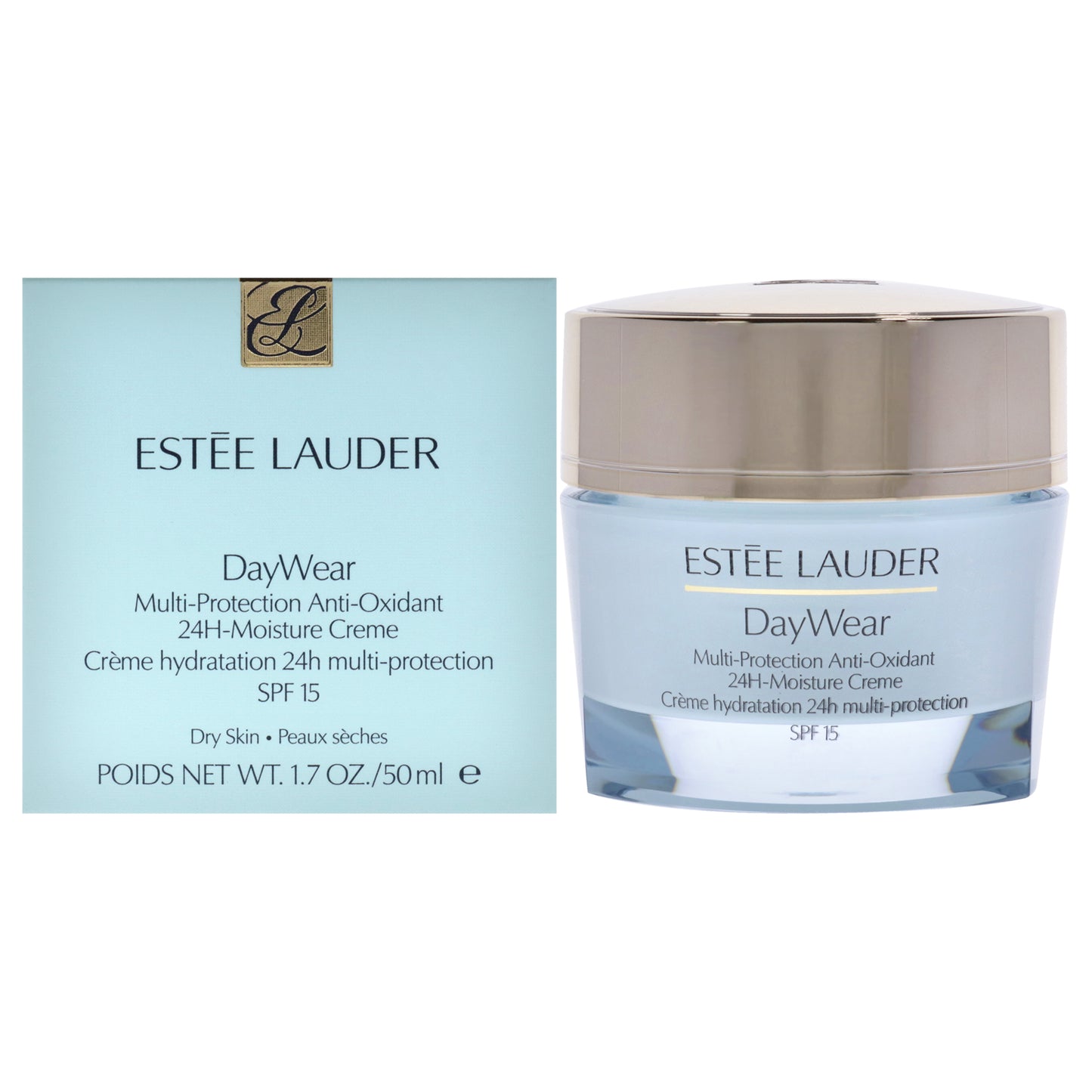 Daywear Multi-Protection Anti-Oxidant 24H-Moisture Creme SPF 15 - Dry Skin by Estee Lauder for Unisex - 1.7 oz Cream