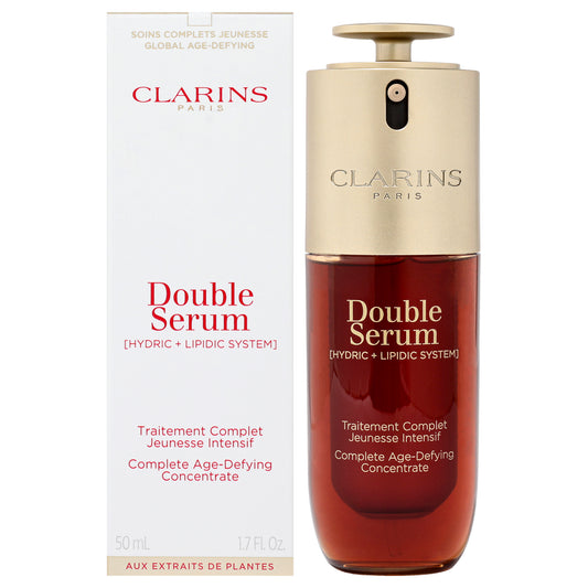 Double Serum Complete Age Control Concentrate by Clarins for Unisex - 1.7 oz Serum