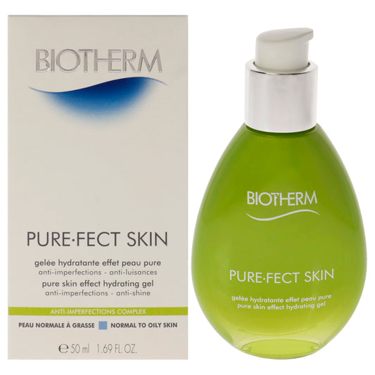 Pure-Fect Skin Pure Skin Effect Hydrating Gel - Normal to Oily Skin by Biotherm for Unisex - 1.69 oz Gel