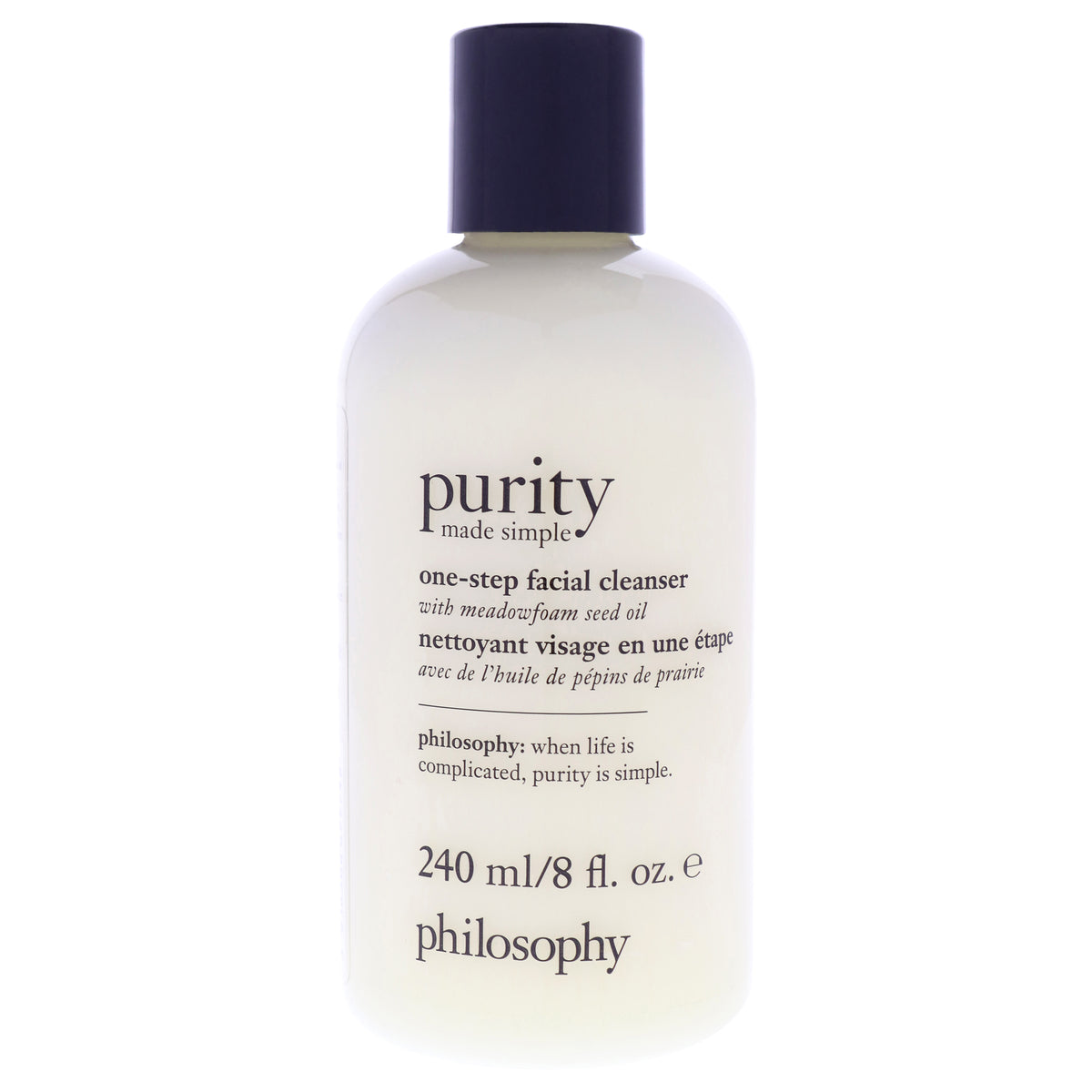 Purity Made Simple One Step Facial Cleanser by Philosophy for Unisex - 8 oz Cleanser