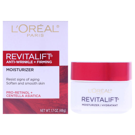Revitalift Anti-Wrinkle Plus Firming Moisturizer by LOreal Paris for Unisex - 1.7 oz Cream