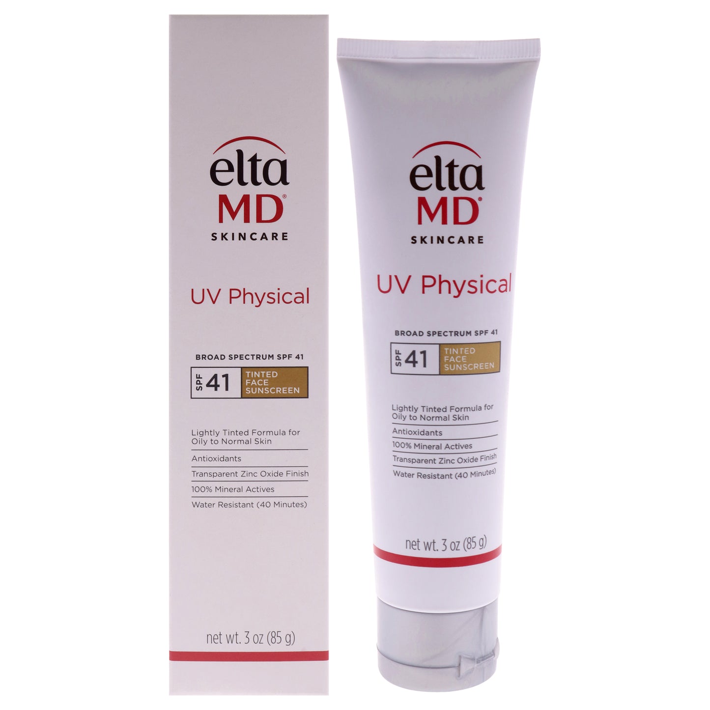 UV Physical Sunscreen SPF 41 by EltaMD for Unisex - 3 oz Sunscreen
