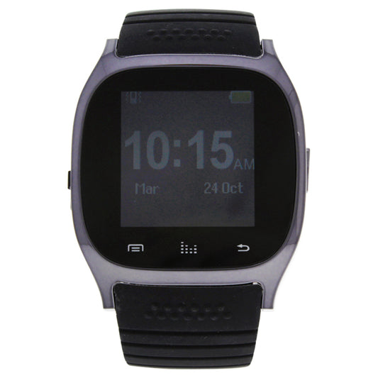 EK-B3 Montre Connectee Silicone Strap Smart Watch - Black by Eclock for Men - 1 Pc Watch