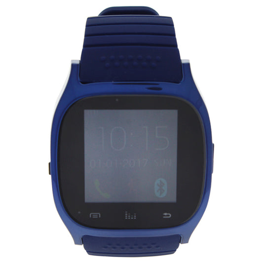 EK-C3 Montre Connectee Silicone Strap Smart Watch - Blue by Eclock for Unisex - 1 Pc Watch