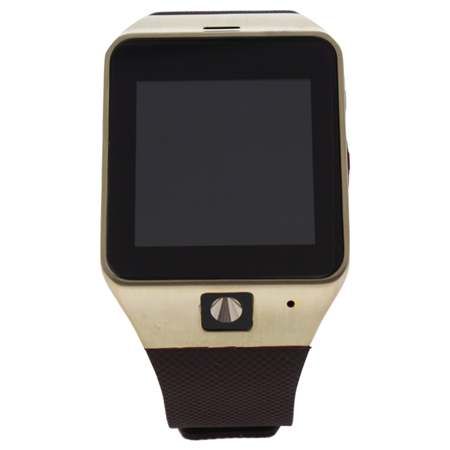 EK-D3 Montre Connectee Silicone Strap Smart Watch - Gold-Brown by Eclock for Unisex - 1 Pc Watch