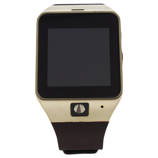 EK-D3 Montre Connectee Silicone Strap Smart Watch - Gold-Brown by Eclock for Unisex - 1 Pc Watch