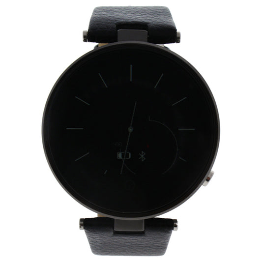 EK-E1 Montre Connectee Leather Strap Smart Watch - Black by Eclock for Unisex - 1 Pc Watch