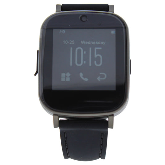 EK-G1 Montre Connectee Silicone Strap Smart Watch - Black by Eclock for Unisex - 1 Pc Watch