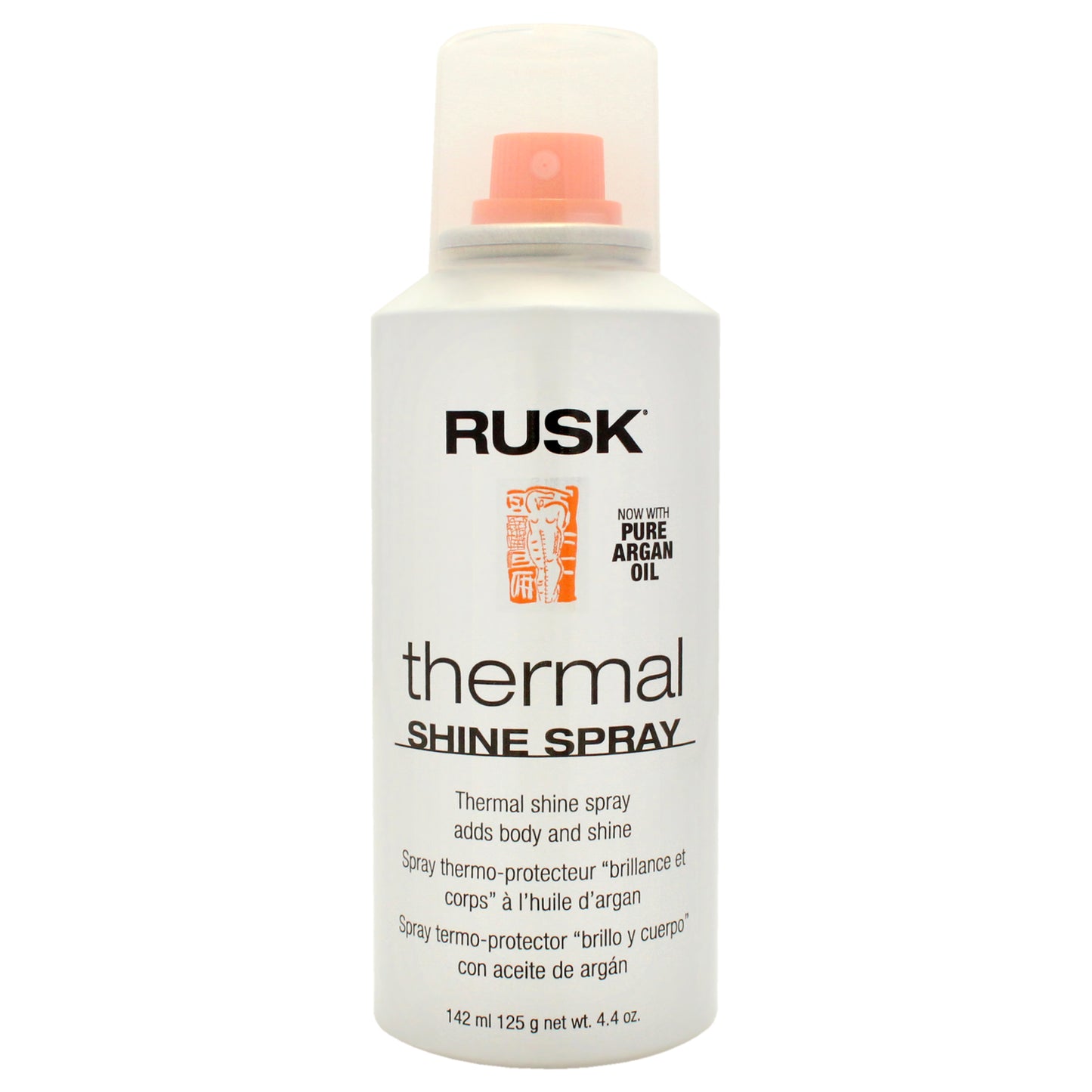 Thermal Shine Spray by Rusk for Unisex - 4.4 oz Hair Spray