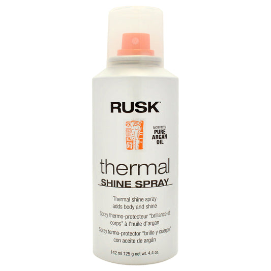 Thermal Shine Spray by Rusk for Unisex - 4.4 oz Hair Spray