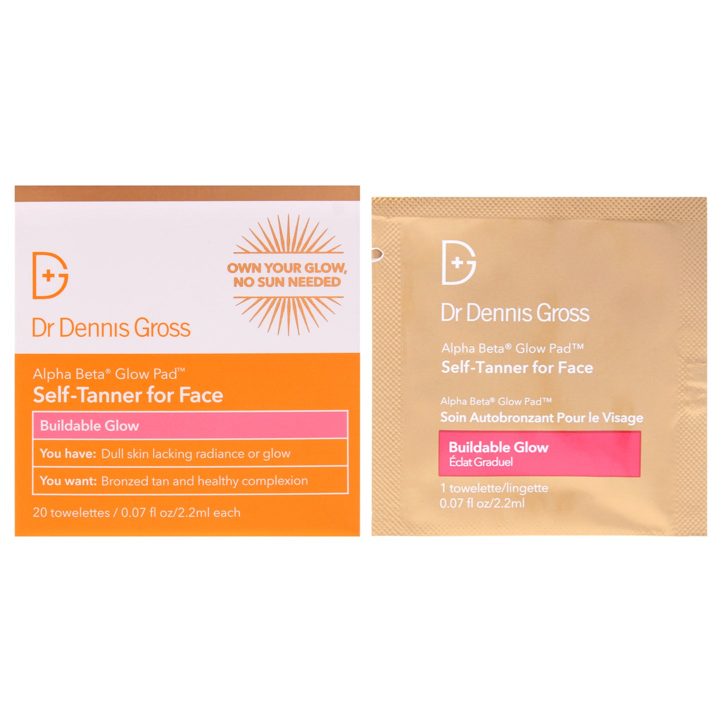 Alpha Beta Glow Pads For Face by Dr. Dennis Gross for Unisex - 20 Pc Pads
