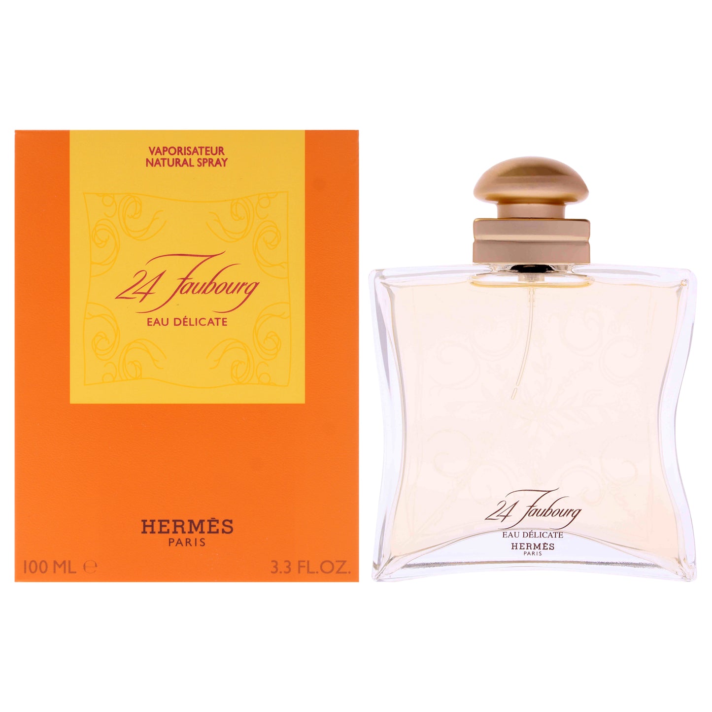 24 Faubourg Eau Delicate by Hermes for Women - 3.3 oz EDT Spray