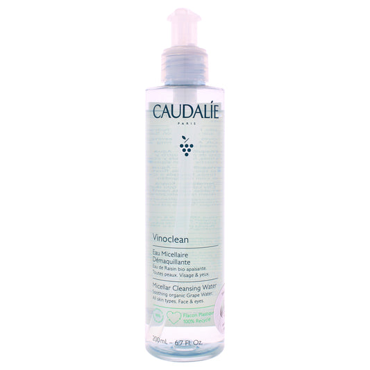 Vinoclean Micellar Cleansing Water by Caudalie for Women - 6.7 oz Cleanser